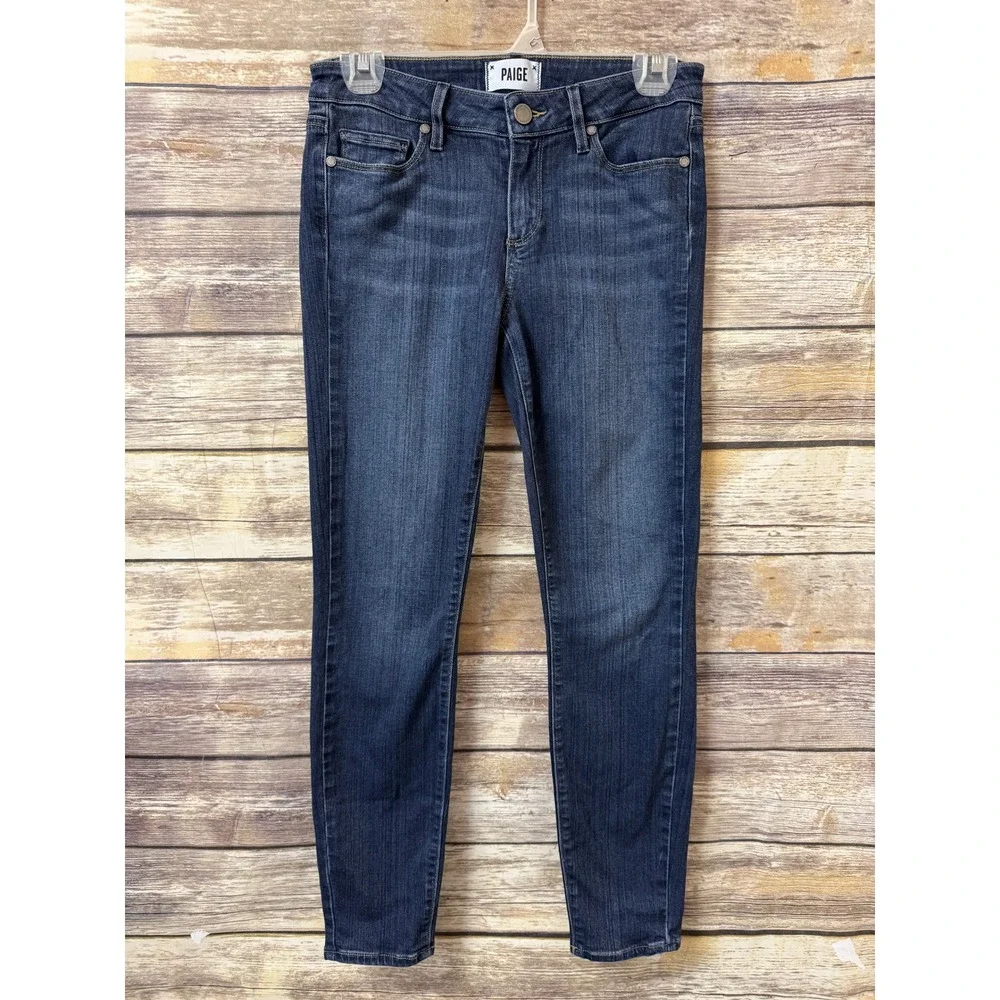 Paige Denim Verdugo Ankle‎ Skinny Jeans 28 Nottingham Dark Wash Stretch